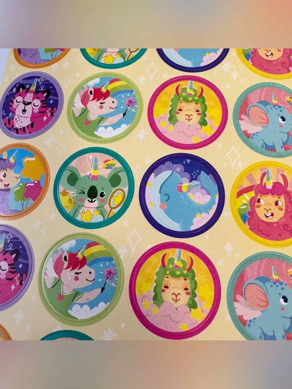 Jot Unicorn Animal Stickers 768 Count Colorful Rainbow NWT